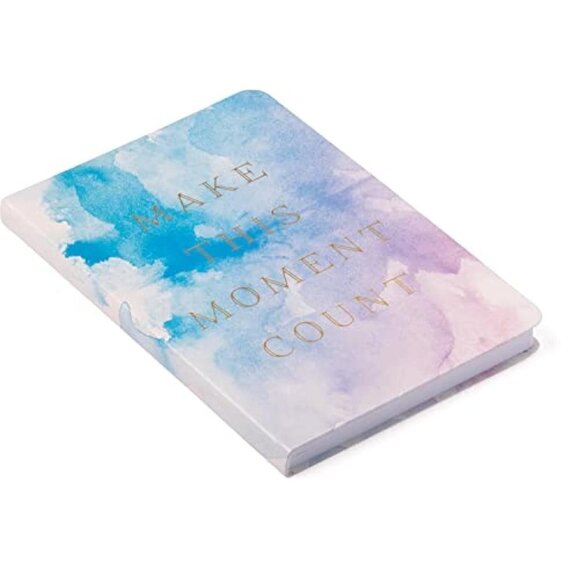 Make This Count Lay Flat Watercolor Medium Lined 8x6 Journal Notebook - Picture 5 of 7